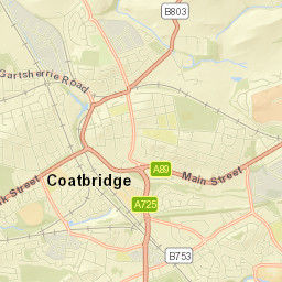 Coatbridge Street Map