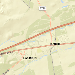 Harthill Street Map