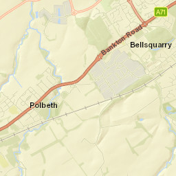 2 Chapelton Avenue, Polbeth, West Calder, West Lothian EH55 8 Street Map