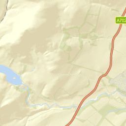 A702, Penicuik, Midlothian EH26, UK Street Map