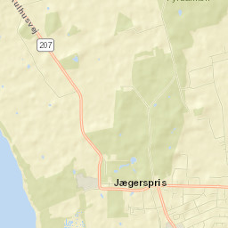 Jægerspris Street Map