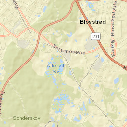Blovstrød Street Map