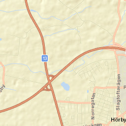 Hörby Street Map
