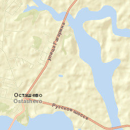 Ostashëvo Street Map