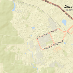 Dedovsk Street Map