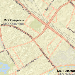 Novokhovrino Street Map
