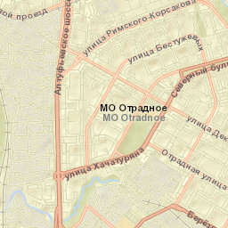 Otradnoye Street Map