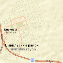 Tsivil’sk Street Map