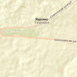Yashkino Street Map