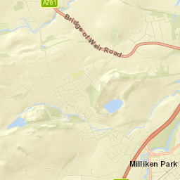 Kilbarchan Street Map