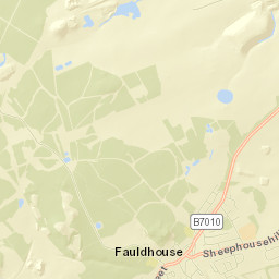 Fauldhouse Street Map