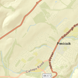 Penicuik Street Map