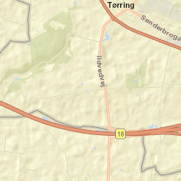 Tørring Street Map