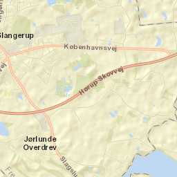 Slangerup Street Map
