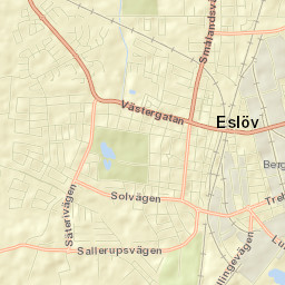 Eslöv Street Map