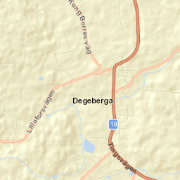 Degeberga Street Map