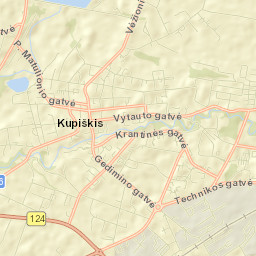 Kupiskis Street Map