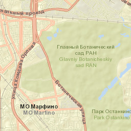 Novovladykino Street Map