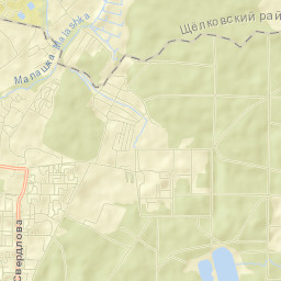 Balashikha Urban Okrug Street Map
