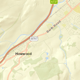 Kibbleston Road, Johnstone, Renfrewshire Street Map