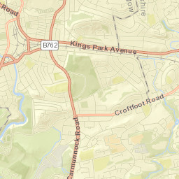 Netherlee Road, Glasgow, East Renfrewshire Street Map