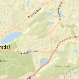 Rudersdal Kommune Street Map
