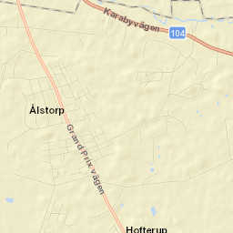 Hofterup Street Map