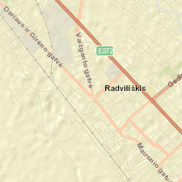Radviliskis Street Map