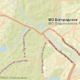 Sokol’niki Street Map