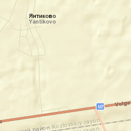 Yantikovo Street Map