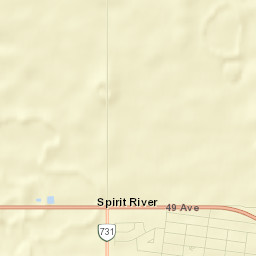 Spirit River Street Map