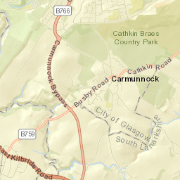 Carmunnock Street Map
