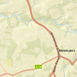 Newmains Street Map