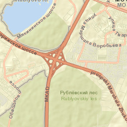Rublëvo Street Map