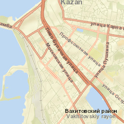 Kazan Street Map