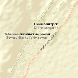 Nizhneangarsk Street Map