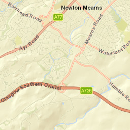 Mearns Rd, Newton Mearns, East Renfrewshire G77 Street Map