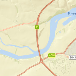 A1, Berwick-upon-Tweed, Northumberland Street Map