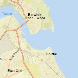 Berwick-Upon-Tweed Street Map