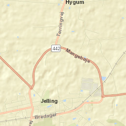 Jelling Street Map