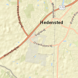 Hedensted Street Map