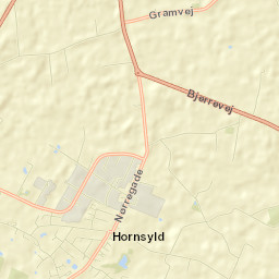Hornsyld Street Map