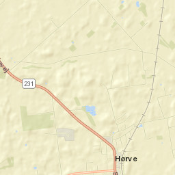 Hørve Street Map