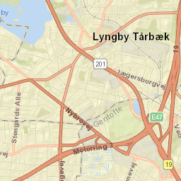 Kongens Lyngby Street Map