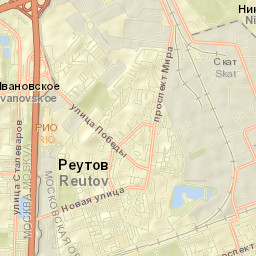 Reutov Street Map