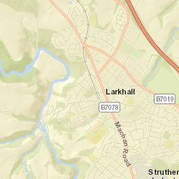 100 Wellgate Street, Larkhall, South Lanarkshire Street Map