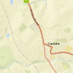 Carluke Street Map