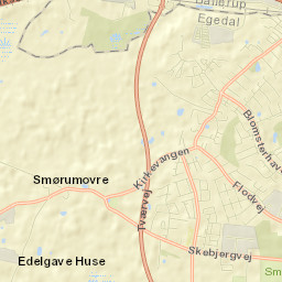 Smørumnedre Street Map
