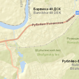 Barvikha Street Map