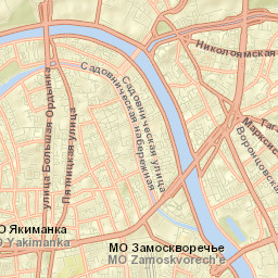 Tsentral’nyy Administrativnyy Okrug Street Map